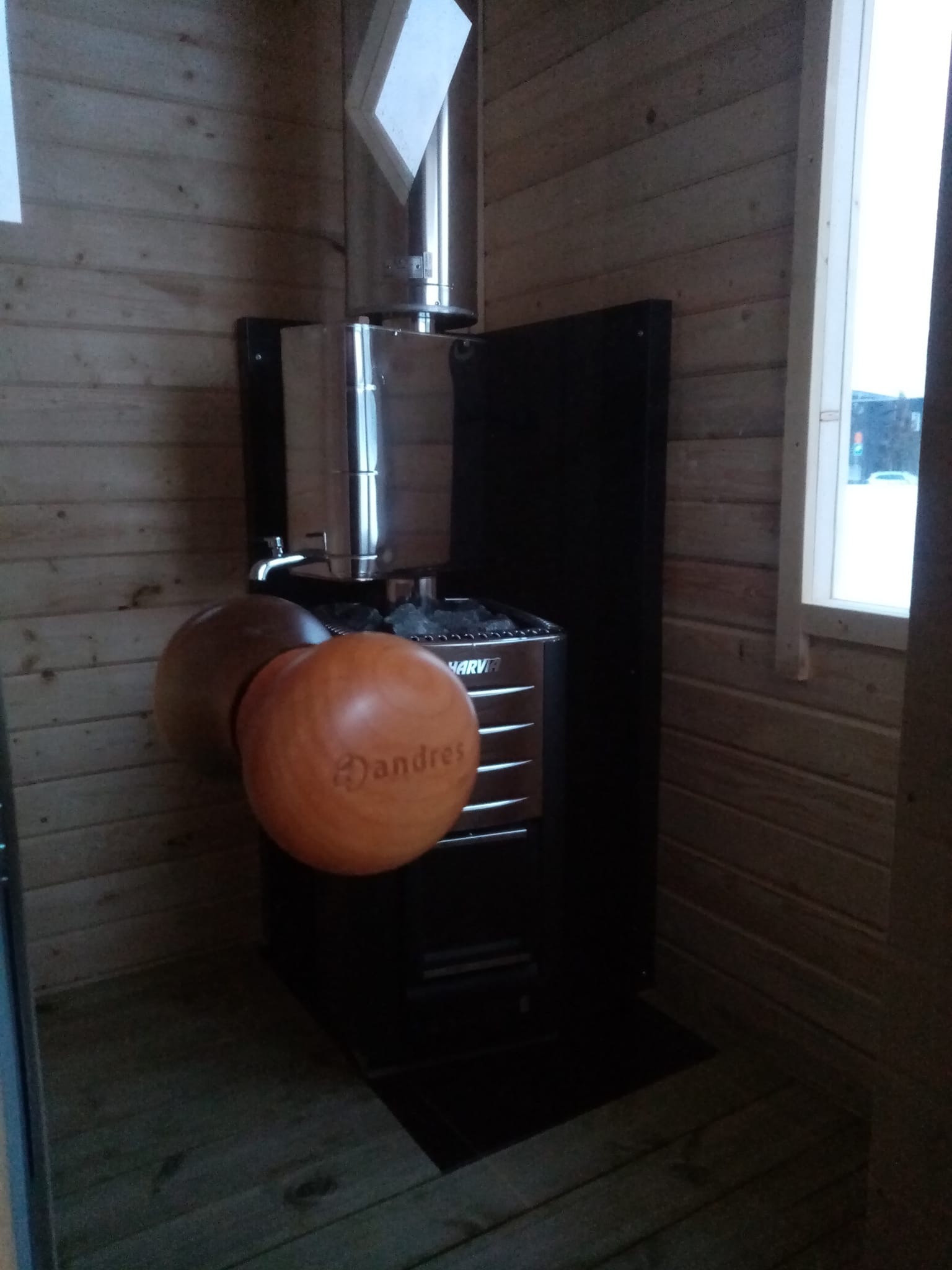 Vedeldad bastu - Dubbeltak - Bild 3