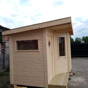 Vedeldad bastu - Modell Burspråk