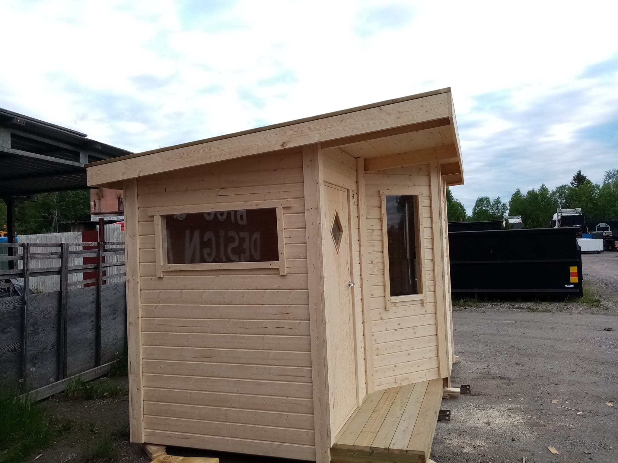 Vedeldad bastu - Modell Burspråk